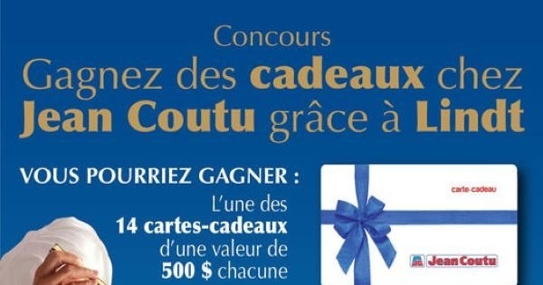 Concours Gagnez l’une des 14 Cartes-cadeaux Jean Coutu d’une Valeur de 500$!
